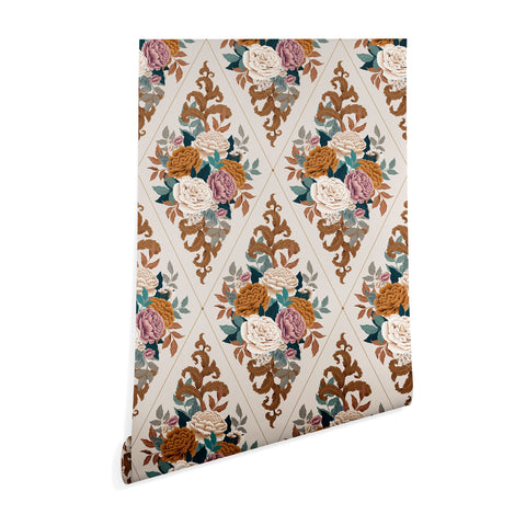 Avenie French Florals II Wallpaper